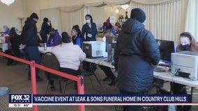 Vaccine event being held at Country Club Hills funeral home
