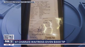 St. Charles server receives large tip from couple