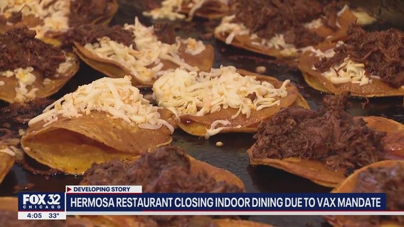 Hermosa taco shop forced to go carryout, delivery only amid Lightfoot's new vaccine mandate