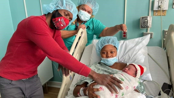Roseland Community Hospital celebrates baby boy born on Christmas
