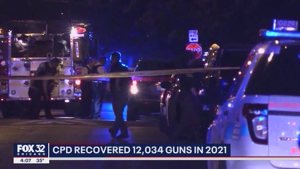 Chicago's top cop says 76 cops were shot or shot at, over 12,000 gun recovered in 2021