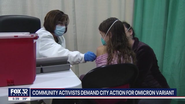 Chicago activists demand city take action against Omicron COVID-19 variant