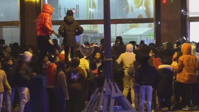 Downtown chaos: Chicago police arrest 21 juveniles, two officers are injured, bus driver attacked