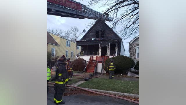 2 hospitalized for smoke inhalation from house fire in Englewood