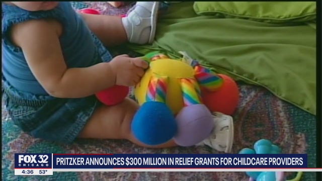 Pritzker announces $300M in relief grants for childcare providers