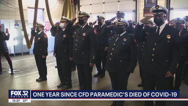 One year anniversary of Chicago paramedic's death due to complications from COVID-19