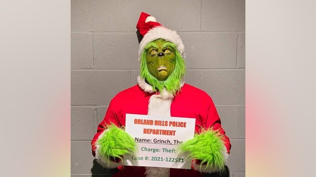 Police arrest The Grinch after he was found stealing holiday cheer in the suburbs