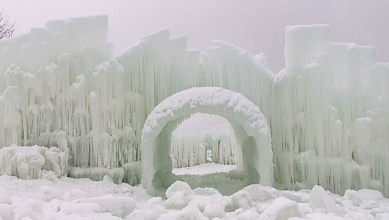 Ice Castles in Lake Geneva (January 2020)