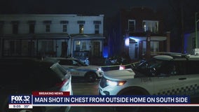 Man inside his Chicago home shot in the chest from gunman outside