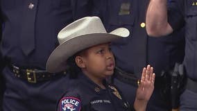 10-year-old battling cancer sworn into 100 law enforcement agencies