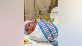 Portage Park baby was born at the stroke of midnight on New Year's Day