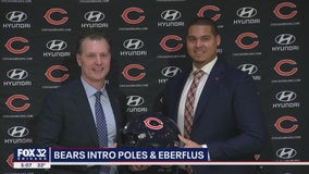 Chicago Bears head coach Eberflus, GM Poles focus on making big changes