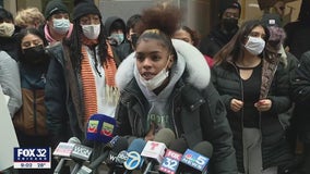 CPS students walk out of school over COVID concerns, demand remote learning