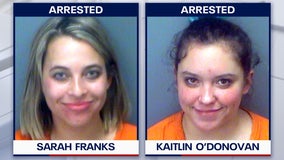 Clearwater women arrested after throwing glitter at man while breaking into his apartment, police say