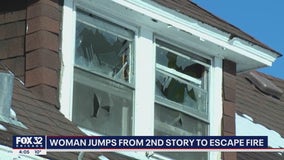 Neighbor catches woman jumping from South Chicago home following reports of people trapped inside: CFD