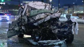 Man dead after crashing into semi in Archer Heights