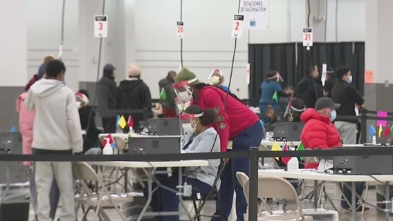 Cook County reopens three mass vaccination sites amid surge in COVID-19 cases