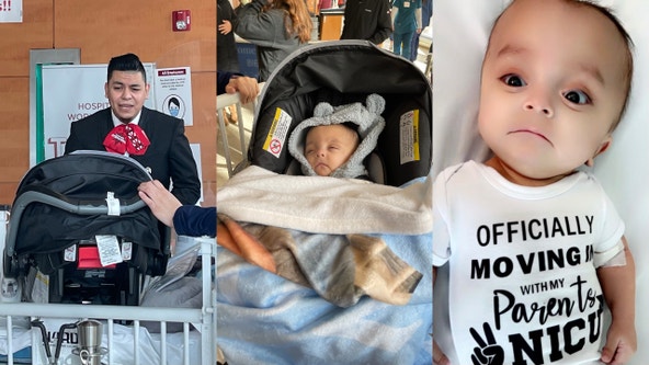 Chicago NICU baby serenaded by mariachi band as he's discharged from hospital