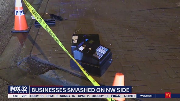 String of businesses burglarized, damaged on Northwest side