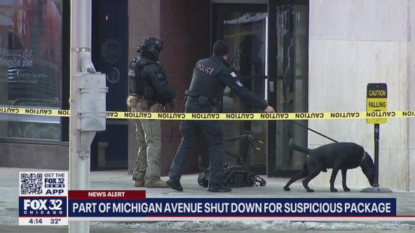 Chicago police give 'all clear' after suspicious package found in the Loop