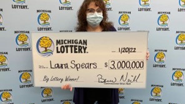 Michigan woman collects $3M lottery prize after checking spam folder