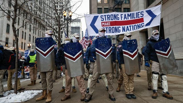 White supremacist group Patriot Front crashes anti-abortion rally in the Loop