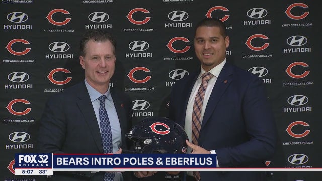 Chicago Bears head coach Eberflus, GM Poles focus on making big changes