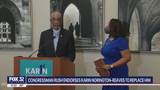 Congressman Bobby Rush endorses Karin Norington-Reaves to replace him