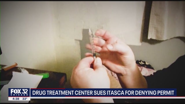 Chicago suburb sued for blocking addiction center's expansion plans