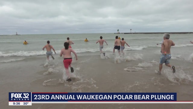 Hundreds jump into Lake Michigan to raise money for people with disabilities