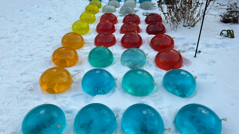 Colored Ice Balls