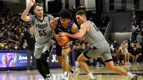 No. 5 Purdue knock off Northwestern 70-64 with help from Edey, Gillis