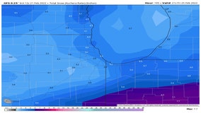 Tracking different types of precipitation for Chicago