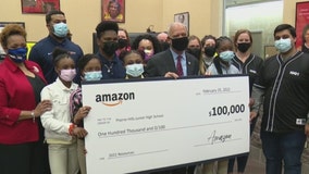 Amazon awards $100,000 to three Cook County schools