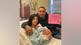 Chicago couple delivers palindrome baby – born on 2/22/22 at 2:22 p.m. in Oak Lawn