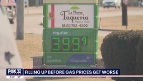 Chicago area residents rush to fill up gas tanks before potential price increase