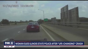 Illinois State Police sued after trooper allegedly crashed into woman's vehicle, causing brain injury