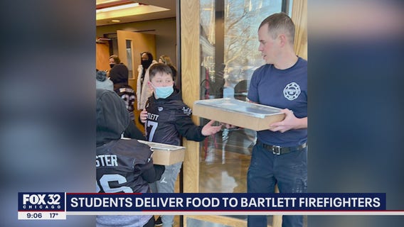 Fire at Access warehouse in Bartlett: Students deliver food to firefighters
