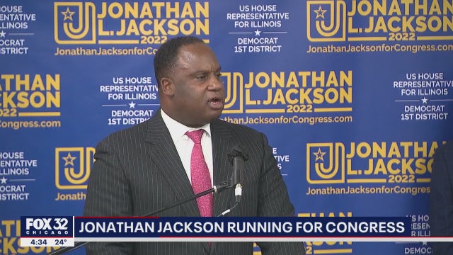 Jonathan Jackson, son of Rev. Jackson, announces run for Bobby Rush's congressional seat