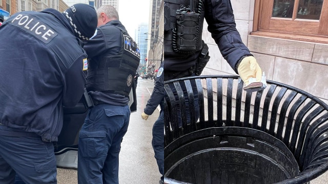 Chicago police arrest bank robber on Michigan Avenue, recover money and note used in crime