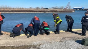 Chicago police and firefighters pull body out of Lake Michigan