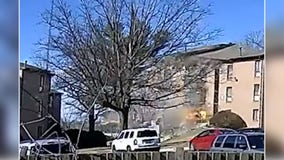 Silver Spring explosion: Video shows moment blast destroys apartment building