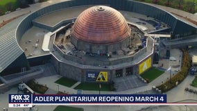 Chicago's Adler Planetarium opens for first time since start of COVID-19