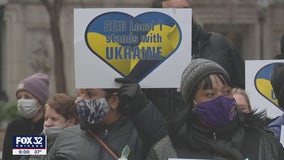 'Vigil for Peace' supporting Ukraine held Friday in downtown Chicago