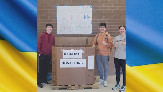 Buffalo Grove High School students organize drive to benefit Ukraine