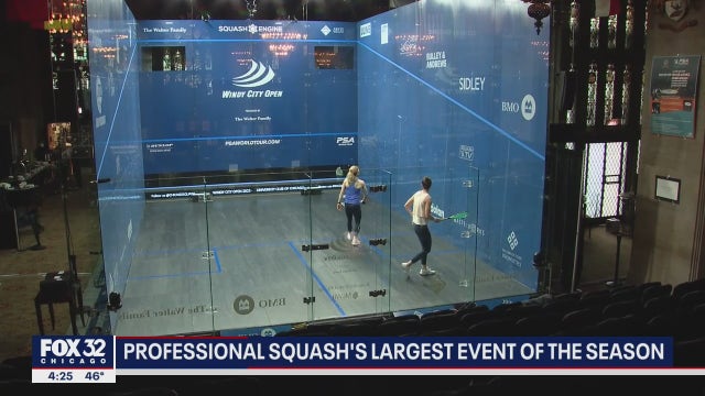 'Windy City Open': Professional Squash Association's largest event of the season held in Chicago