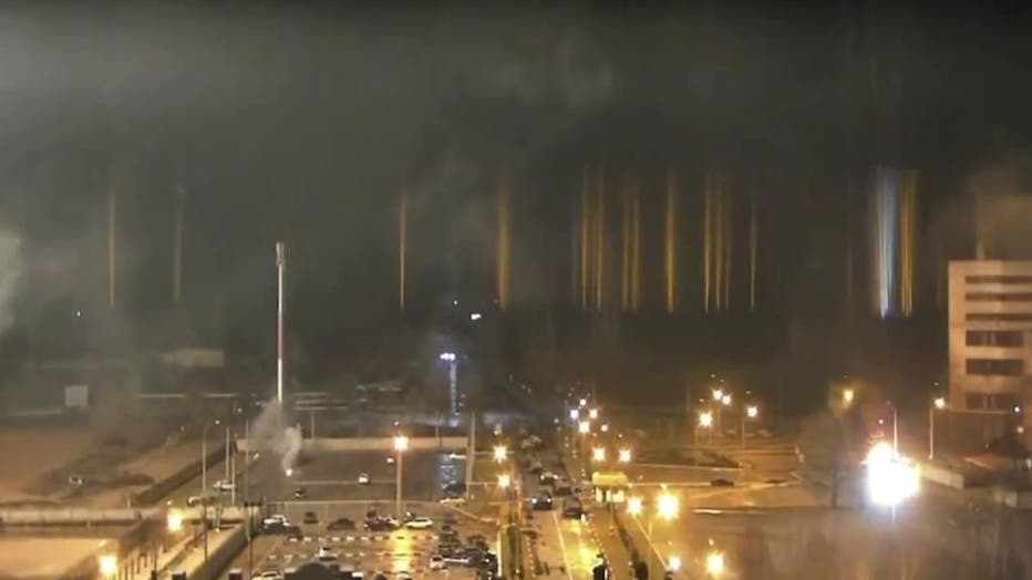 Fire breaks out at site of Zaporizhzhia nuclear power plant in Ukraine