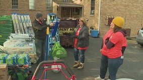 Volunteers pitch in to beautify suburban Chicago retreat center for Latino youth