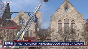 Fire at Antioch Missionary Baptist Church in Chicago's Englewood neighborhood was caused by roof work