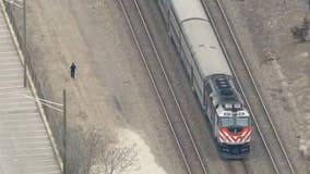 Metra trains halted near Naperville after pedestrian struck by train